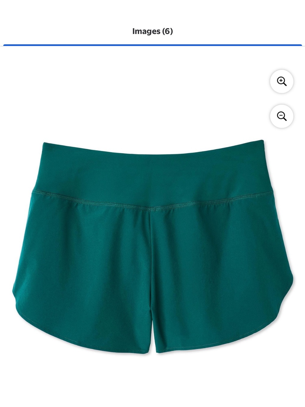 Athletic Works Gym Short Women's High-Waist Teal Active Shorts